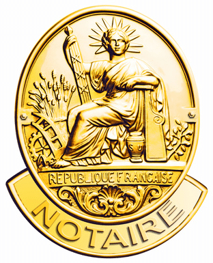 Plaque de notaire